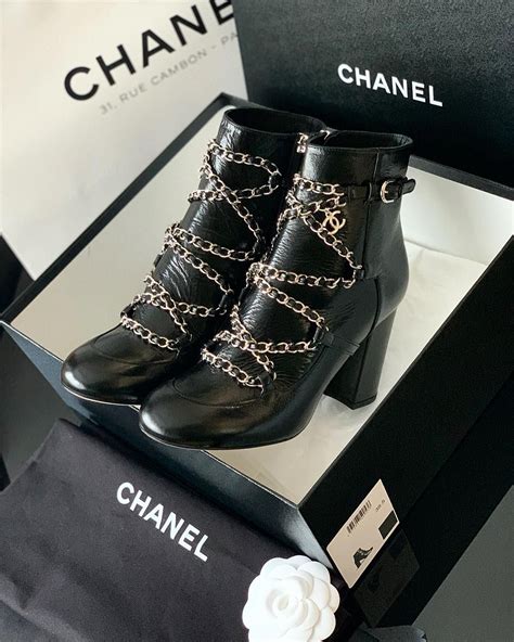 bottine chanel|chanel short boots.